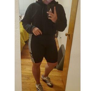 Adidas Black Cycling Suit in Medium